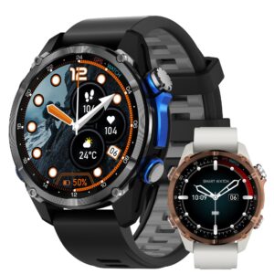 HD350 Pro Outdoor GPS Smart Watch - 1.32" AMOLED, Compass, Bluetooth Call, IP68 Waterproof