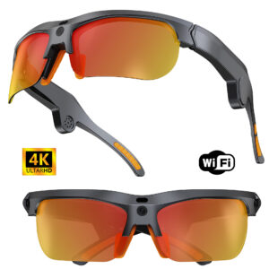 V8 Outdoor Sports Smart Glasses 13MP Camera with EIS Bluetooth Call UV Protection