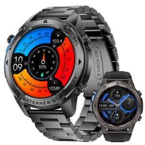 DM56 AMOLED Sports Smartwatch with GPS – 1.43-inch HD Screen Bluetooth Call & IP68 Waterproof
