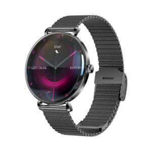 KM85 Smart Watch for Men & Women - 1.43" AMOLED HD Screen, Bluetooth Calling, 6.9mm Ultra-Thin Zinc Alloy Body, Fitness Tracker for iOS Android
