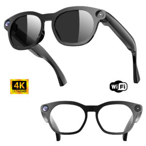 JS03 Pro AI Smart Glasses with 12MP HD Camera | Real-time Translation & Bluetooth Calling | Premium Metal Frame Smart Eyewear | Wholesale Bulk Price