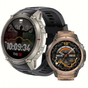 DM59 Smart Watch with Built-in GPS & Offline Map - 1.43-inch AMOLED Always-On Screen, 50M (5ATM) Professional Waterproof, Altimeter Barometer Compass