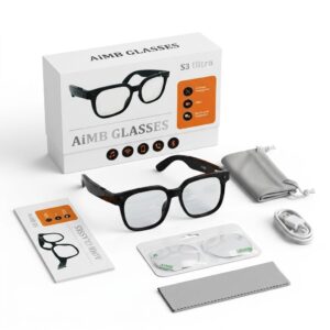 S3 Ultra AI Smart Glasses with 5MP HD Camera | Real-time Video & Call Translation | Live Streaming Wearable Gear | Wholesale Bulk Price